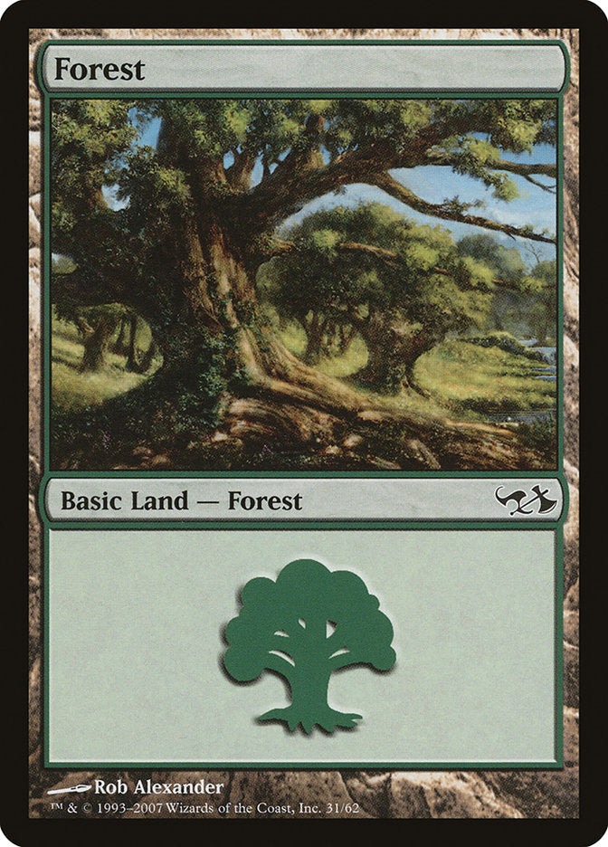 Forest (31) [Duel Decks: Elves vs. Goblins] Magic: The Gathering