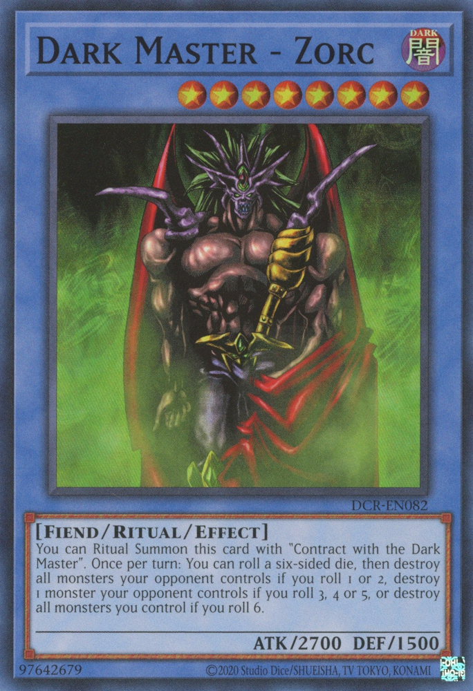 Dark Master - Zorc [DCR-EN082] Super Rare Yu-Gi-Oh!