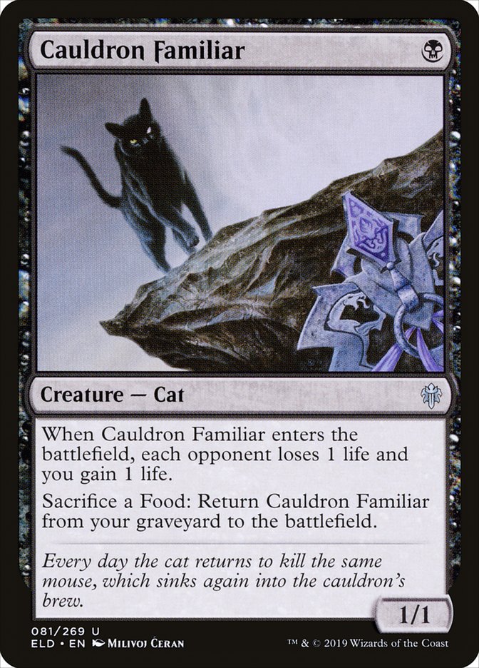 Cauldron Familiar [Throne of Eldraine] Magic: The Gathering