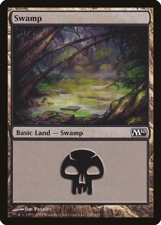 Swamp (240) [Magic 2010] Magic: The Gathering
