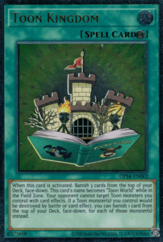 Toon Kingdom [OP14-EN002] Ultimate Rare Yu-Gi-Oh!