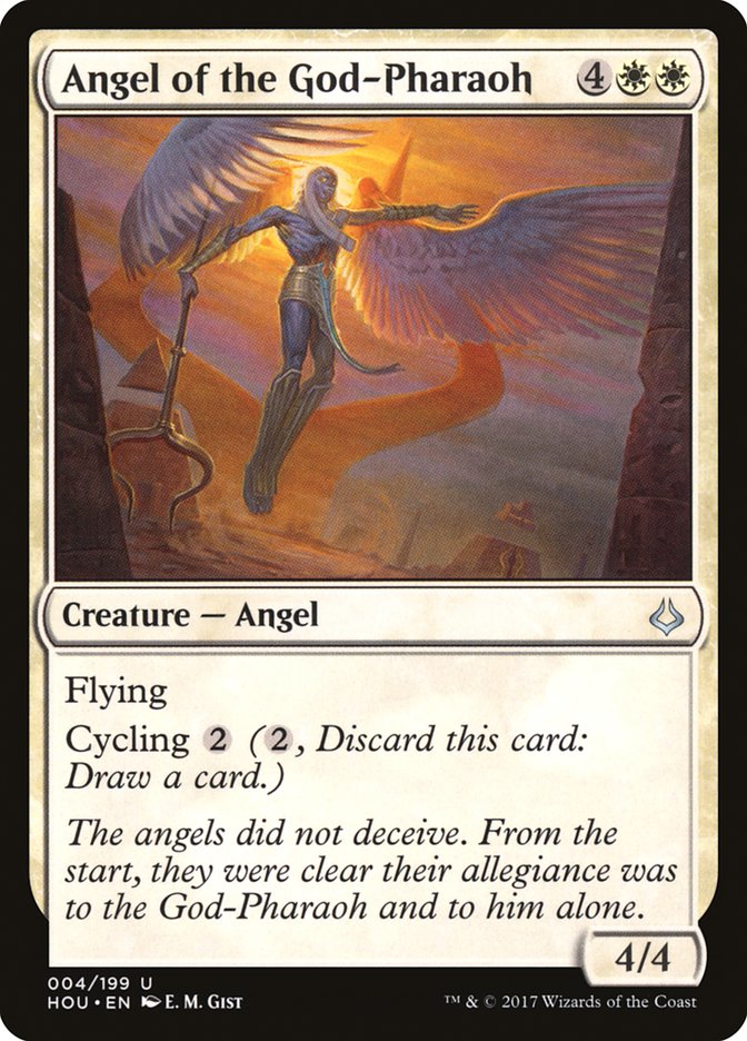 Angel of the God-Pharaoh [Hour of Devastation] Magic: The Gathering