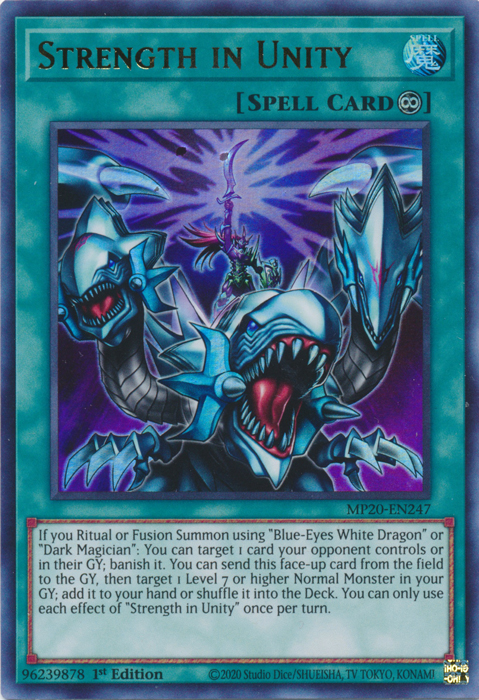 Strength in Unity [MP20-EN247] Ultra Rare Yu-Gi-Oh!