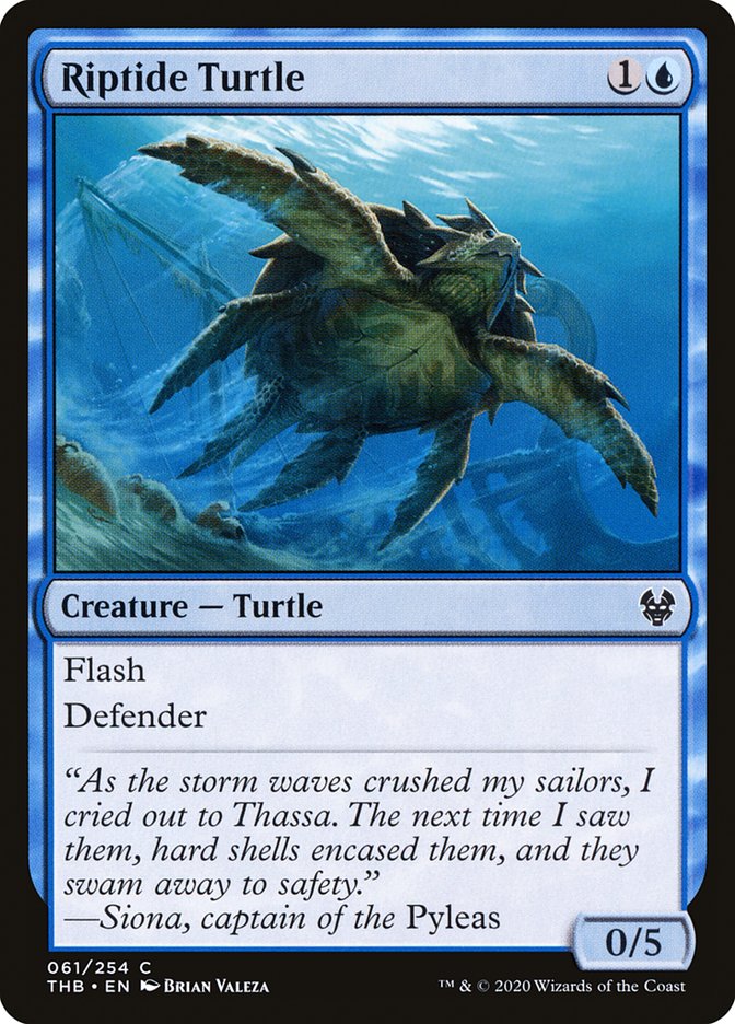 Riptide Turtle [Theros Beyond Death] Magic: The Gathering