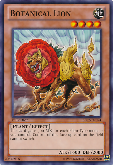 Botanical Lion [BP02-EN074] Common Yu-Gi-Oh!
