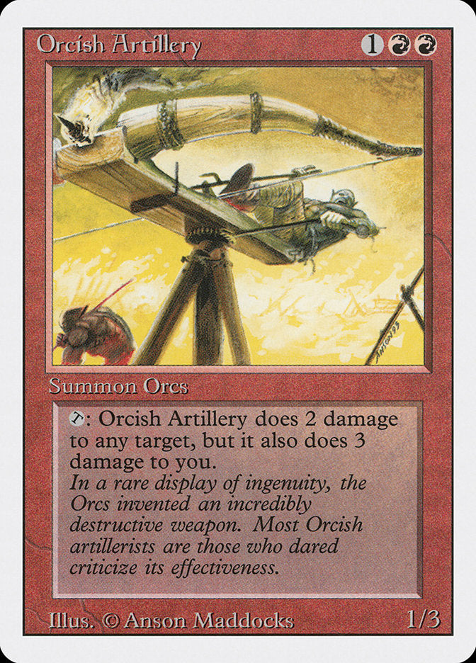 Orcish Artillery [Revised Edition] Magic: The Gathering