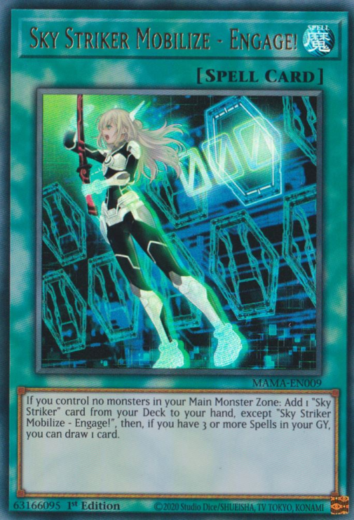 Sky Striker Mobilize - Engage! [MAMA-EN009] Ultra Rare Yu-Gi-Oh!