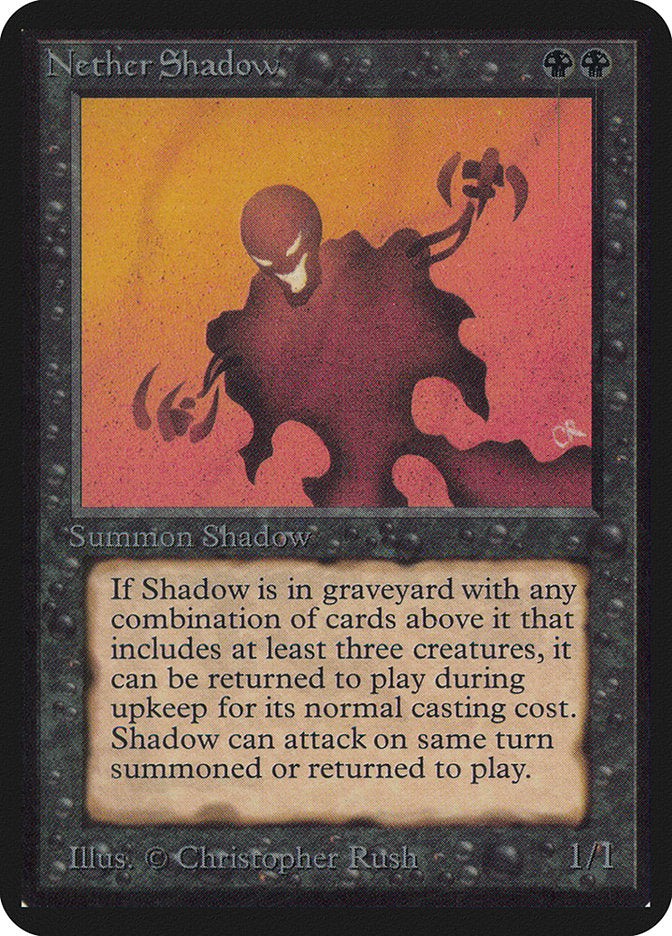 Nether Shadow [Alpha Edition] Magic: The Gathering