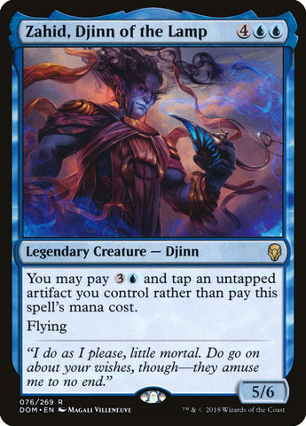 Zahid, Djinn of the Lamp [Dominaria] Magic: The Gathering