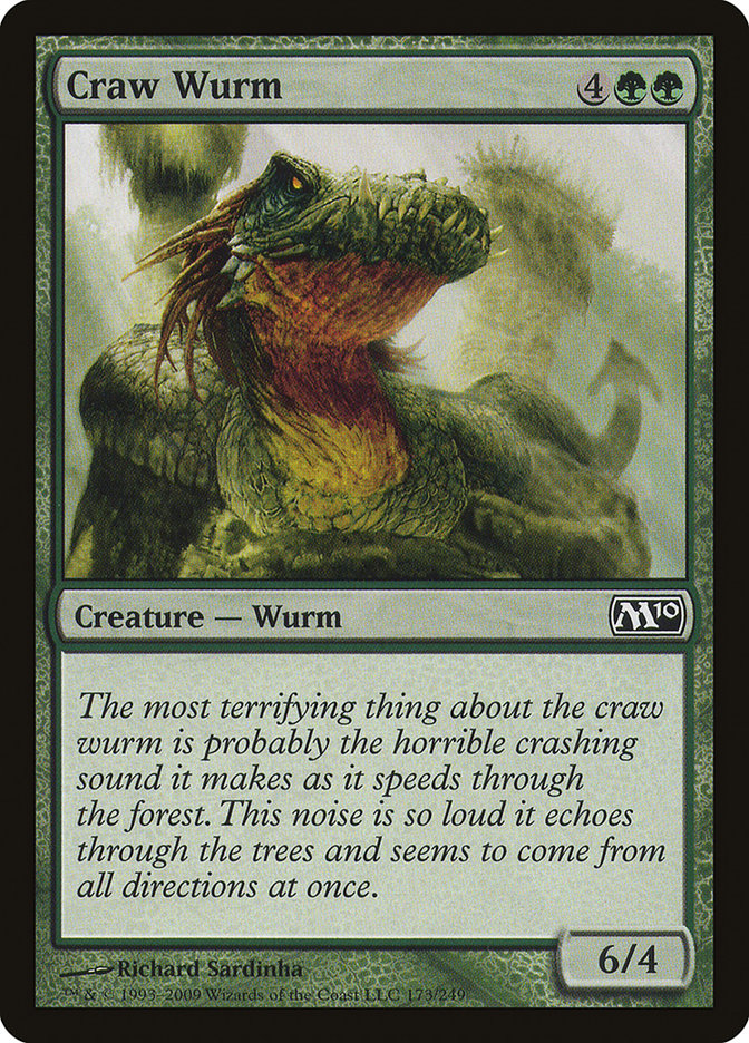 Craw Wurm [Magic 2010] Magic: The Gathering