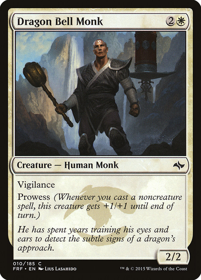 Dragon Bell Monk [Fate Reforged] Magic: The Gathering
