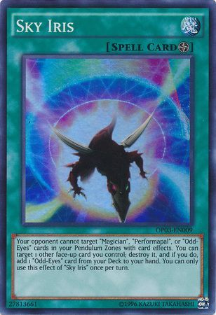 Sky Iris [OP03-EN009] Super Rare Yu-Gi-Oh!