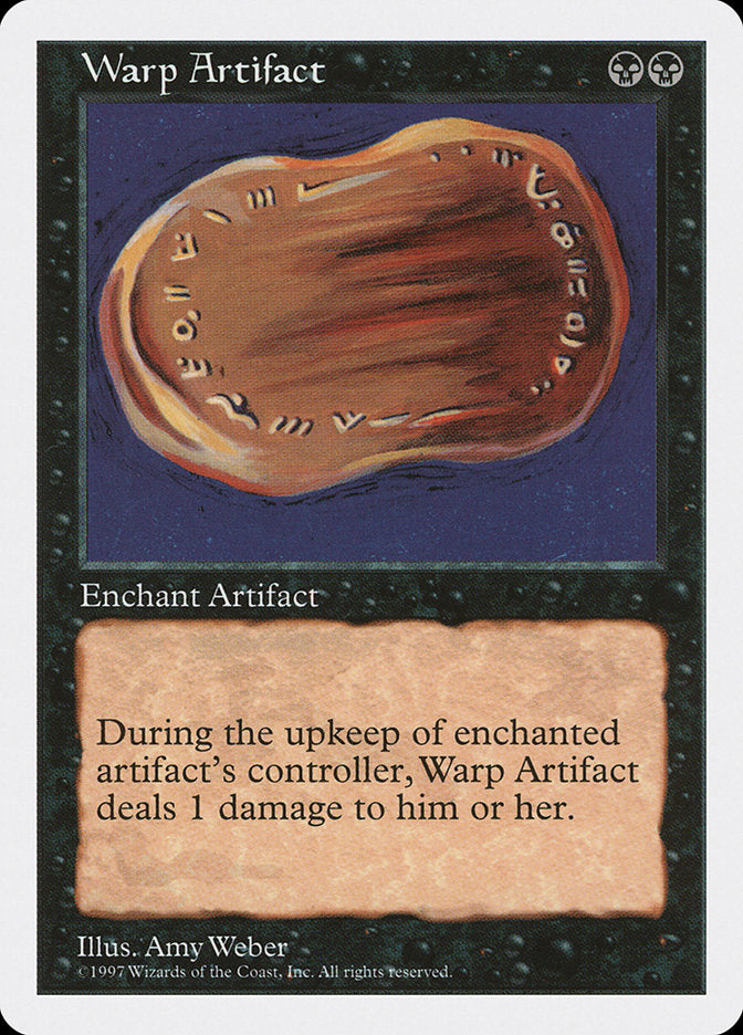 Warp Artifact [Fifth Edition] Magic: The Gathering