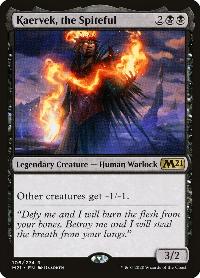 Kaervek, the Spiteful [Core Set 2021] Magic: The Gathering