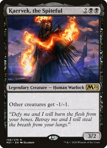 Kaervek, the Spiteful [Core Set 2021] Magic: The Gathering