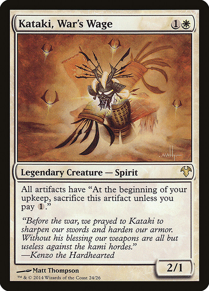 Kataki, War's Wage [Modern Event Deck 2014] Magic: The Gathering