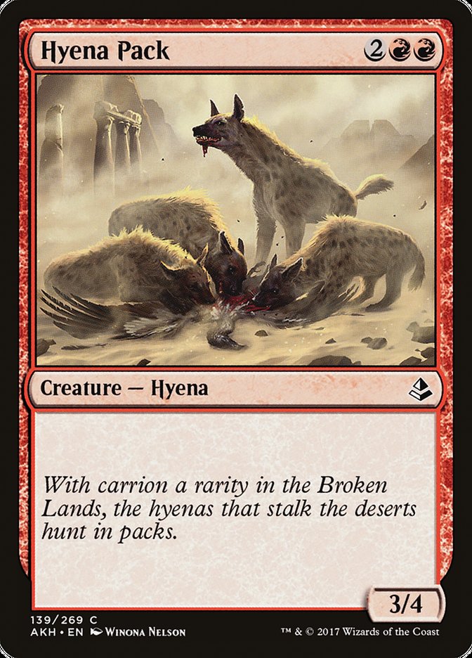 Hyena Pack [Amonkhet] Magic: The Gathering