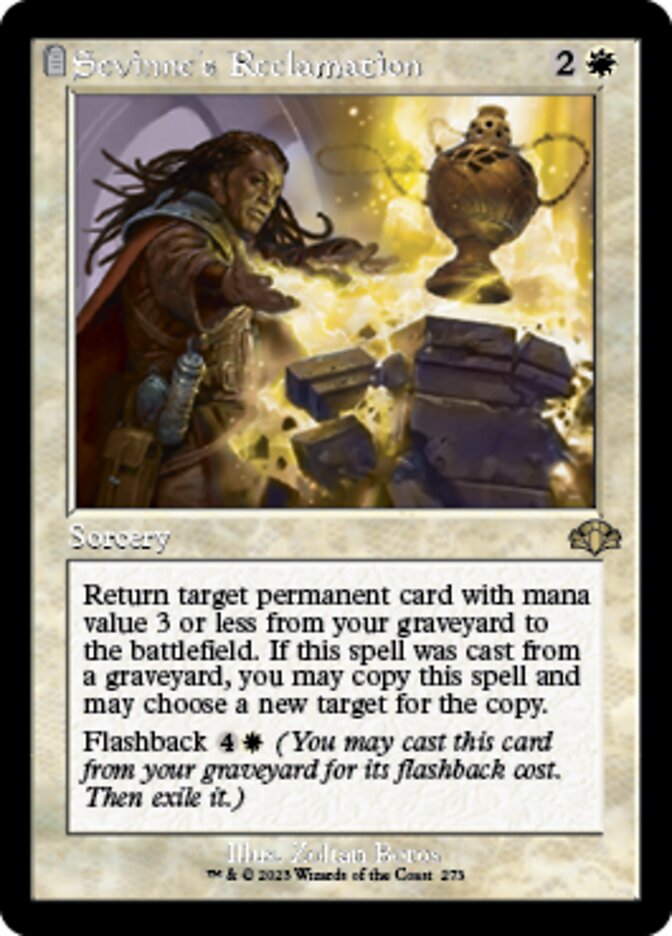 Sevinne's Reclamation (Retro) [Dominaria Remastered] Magic: The Gathering