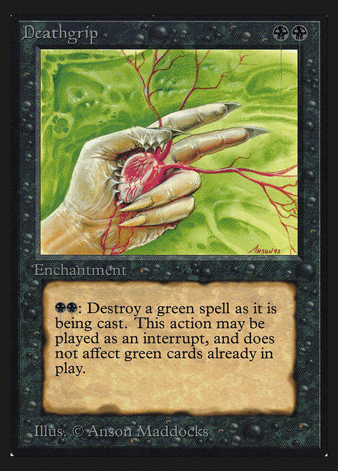 Deathgrip [International Collectors' Edition] Magic: The Gathering