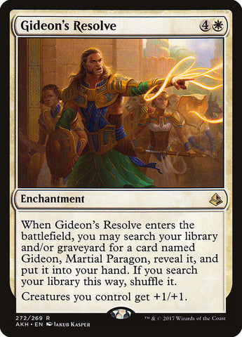 Gideon's Resolve [Amonkhet] Magic: The Gathering