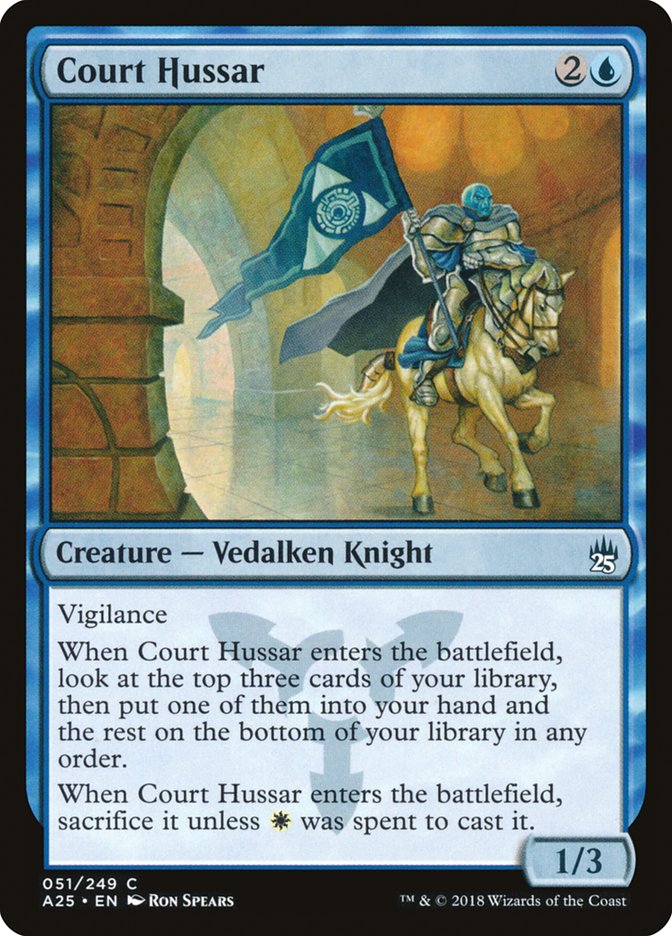 Court Hussar [Masters 25] Magic: The Gathering