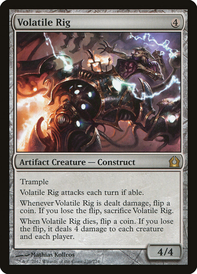 Volatile Rig [Return to Ravnica] Magic: The Gathering