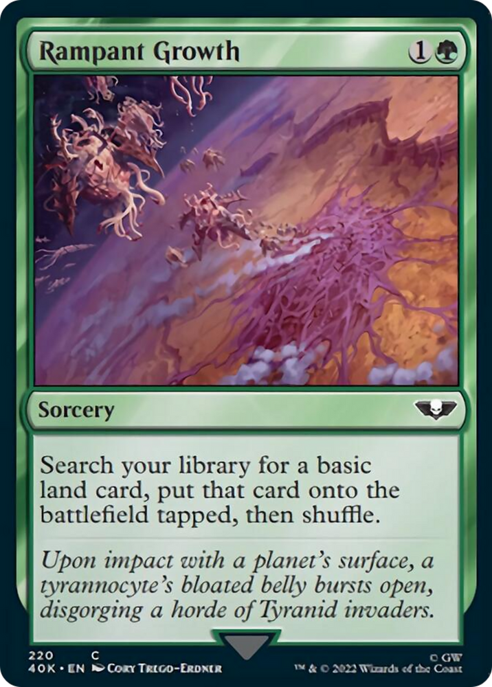 Rampant Growth [Warhammer 40,000] Magic: The Gathering