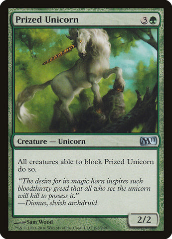 Prized Unicorn [Magic 2011] Magic: The Gathering