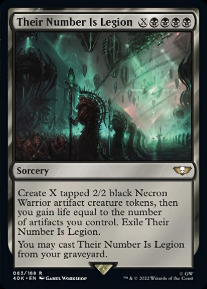Their Number Is Legion [Warhammer 40,000] Magic: The Gathering