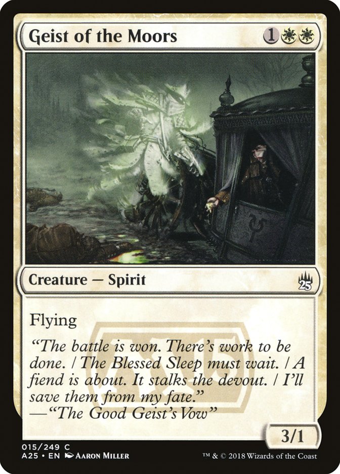 Geist of the Moors [Masters 25] Magic: The Gathering
