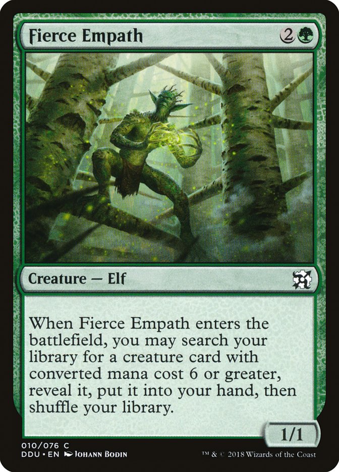 Fierce Empath [Duel Decks: Elves vs. Inventors] Magic: The Gathering