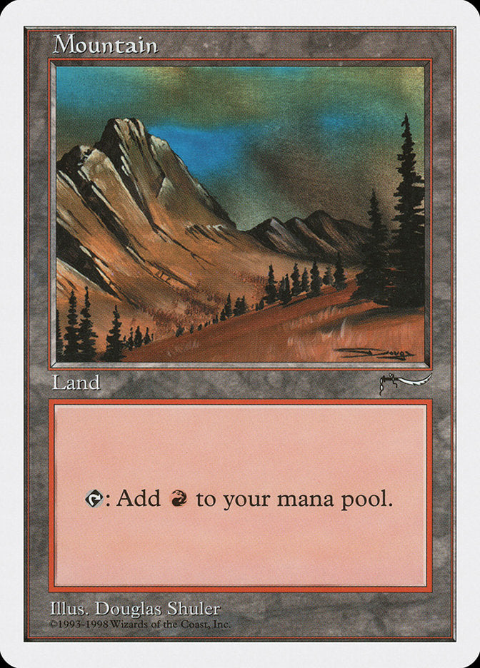 Mountain (82) [Anthologies] Magic: The Gathering