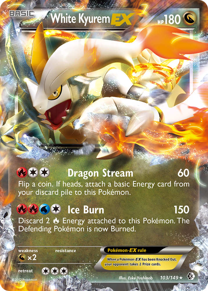 White Kyurem EX (103/149) [Black & White: Boundaries Crossed] Pokémon