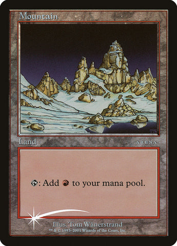 Mountain (5) [Arena League 2001] Magic: The Gathering