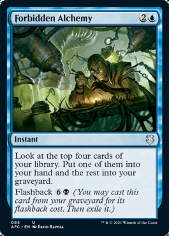Forbidden Alchemy [Dungeons & Dragons: Adventures in the Forgotten Realms Commander] Magic: The Gathering