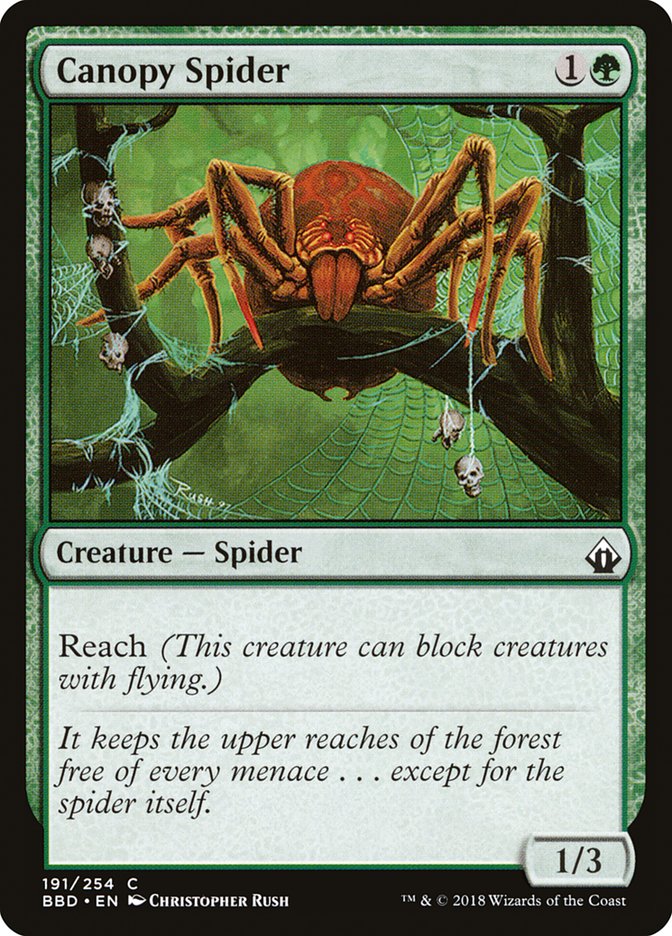 Canopy Spider [Battlebond] Magic: The Gathering