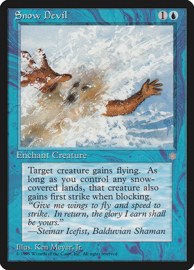 Snow Devil [Ice Age] Magic: The Gathering