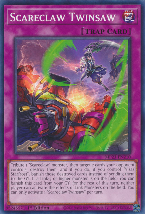 Scareclaw Twinsaw [MP23-EN210] Common Yu-Gi-Oh!