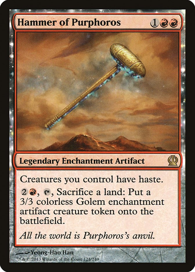 Hammer of Purphoros [Theros] Magic: The Gathering