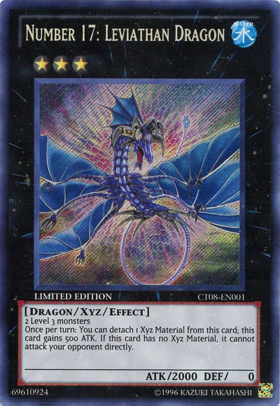 Number 17: Leviathan Dragon [CT08-EN001] Secret Rare Yu-Gi-Oh!