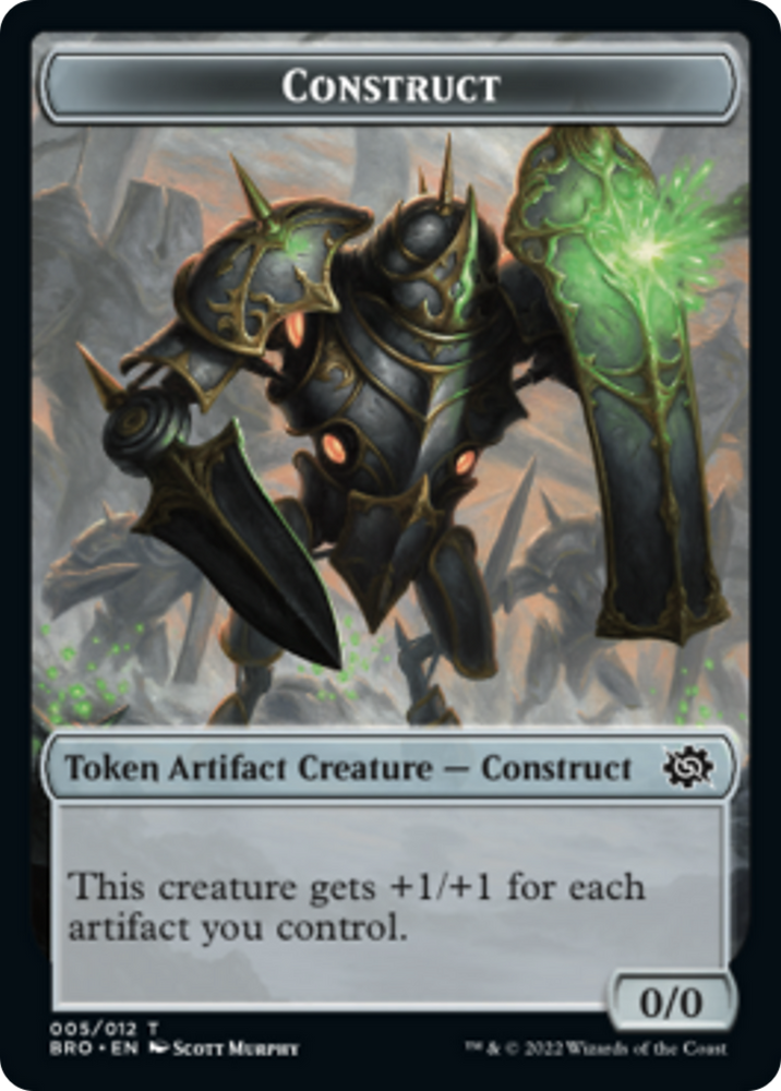 Construct Token (005) [The Brothers' War Tokens] Magic: The Gathering