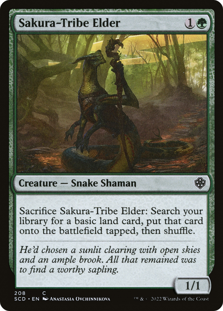 Sakura-Tribe Elder [Starter Commander Decks] Magic: The Gathering