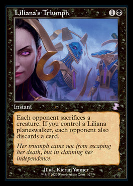 Liliana's Triumph (Timeshifted) [Time Spiral Remastered] Magic: The Gathering