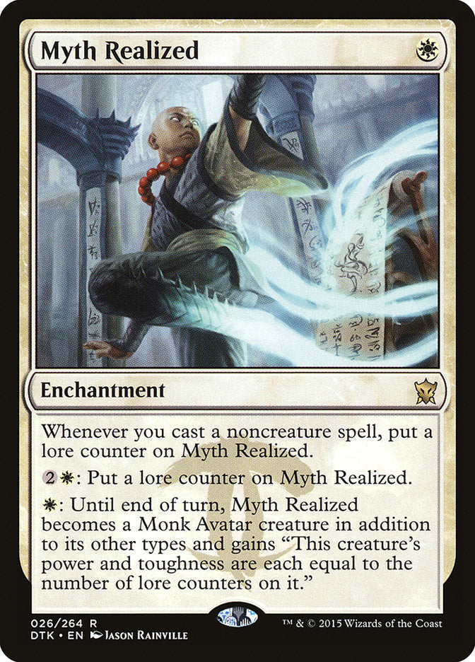 Myth Realized [Dragons of Tarkir] Magic: The Gathering