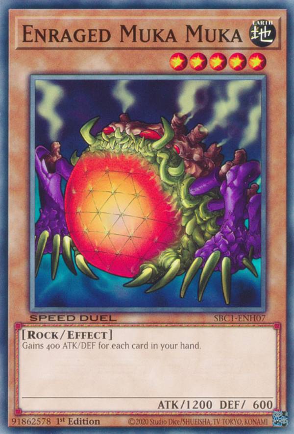 Enraged Muka Muka [SBC1-ENH07] Common Yu-Gi-Oh!