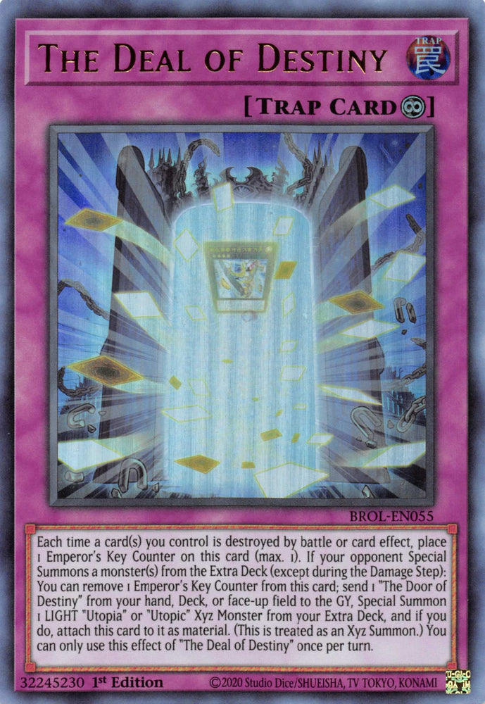 The Deal of Destiny [BROL-EN055] Ultra Rare Yu-Gi-Oh!