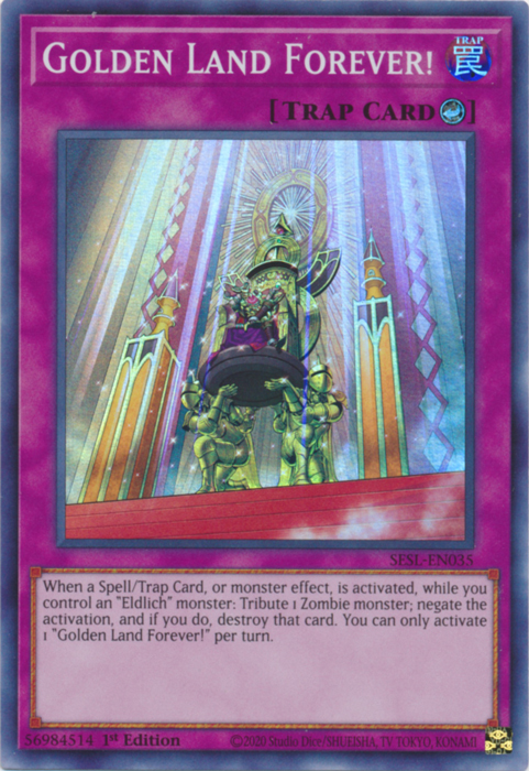 Golden Land Forever! [SESL-EN035] Super Rare Yu-Gi-Oh!