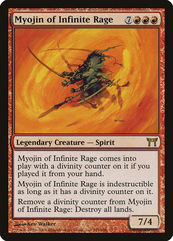 Myojin of Infinite Rage [Champions of Kamigawa] Magic: The Gathering