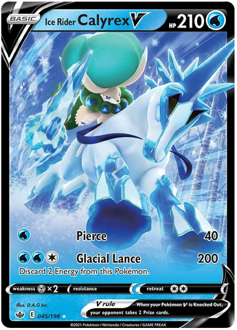 Ice Rider Calyrex V (045/198) [Sword & Shield: Chilling Reign] Pokémon