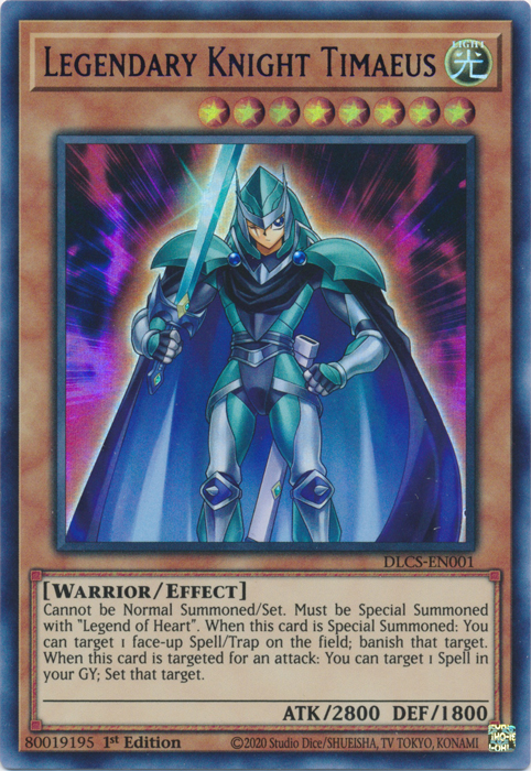 Legendary Knight Timaeus (Blue) [DLCS-EN001] Ultra Rare Yu-Gi-Oh!